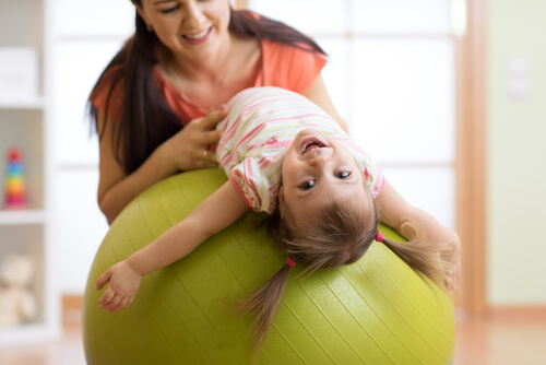 deep pressure therapy yoga ball