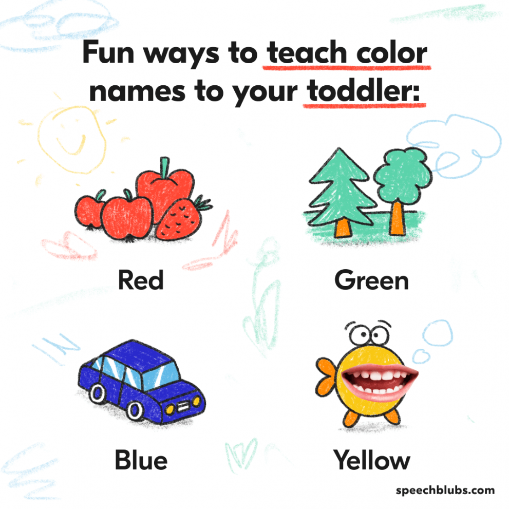 Teach your toddler colors